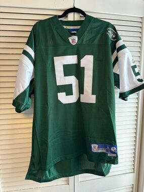 Reebok Green NFL Equipment Jersey with White NFL Shield